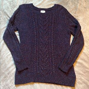 Old Navy Multicolor Cable Knit Sweater
